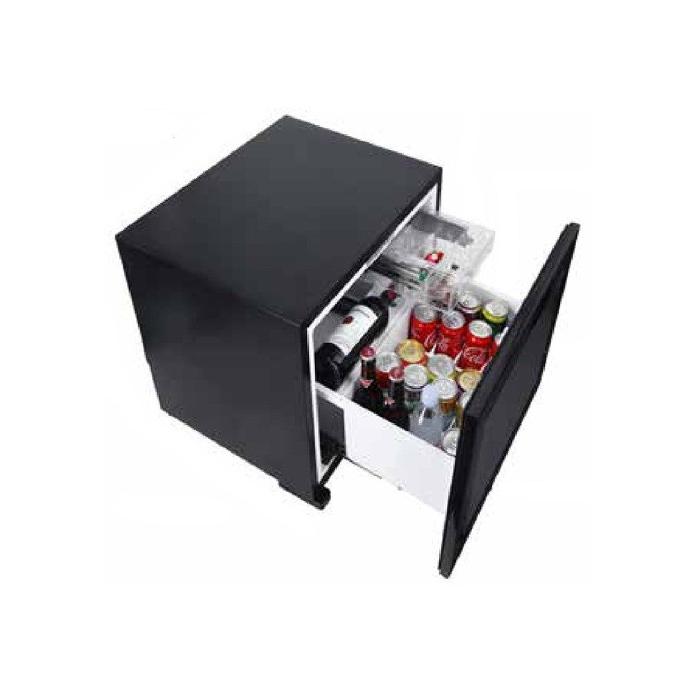 JVD Drawer Minibar Smart Compressor, 50L, No Handle, Black