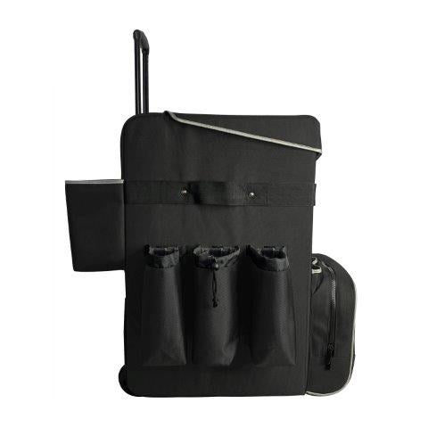 JVD Housekeeping Buddy Cart with Caddy, Black