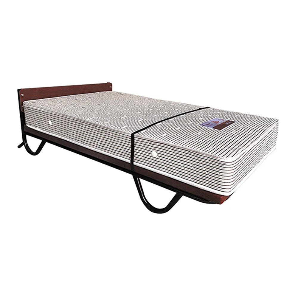 JVD Premium Rollaway Bed, with 20cm Spring Mattress, Custom Single