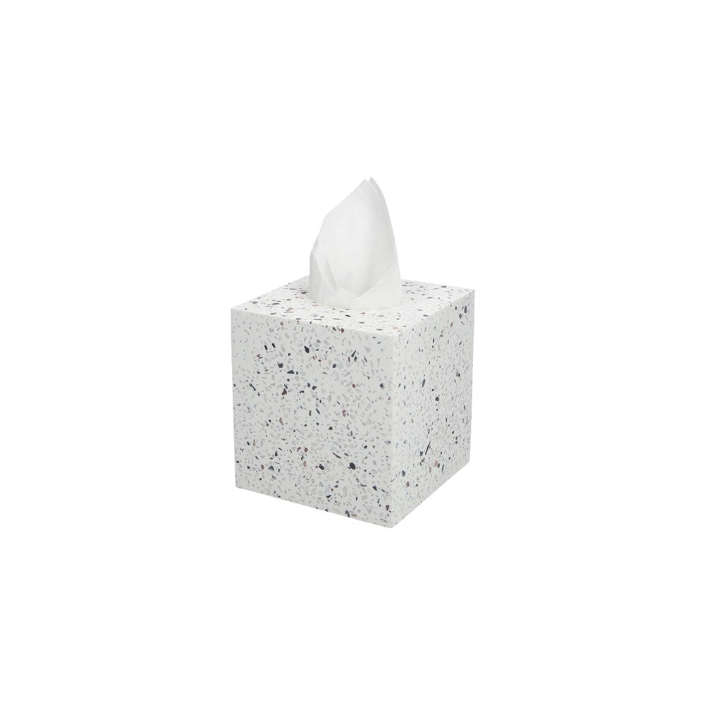 JVD Tissue Box Terrazzo, Square, Colourful Stone