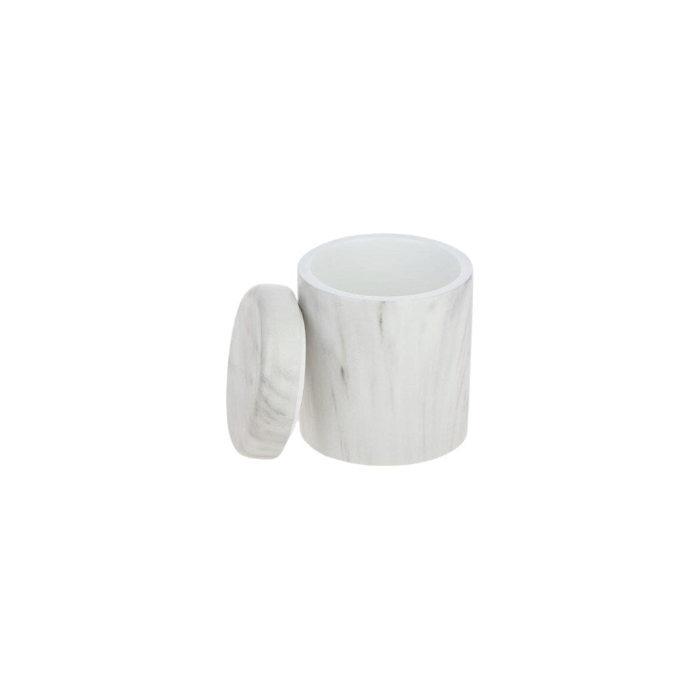 JVD Condiment Holder Carrara, White Marble Finish