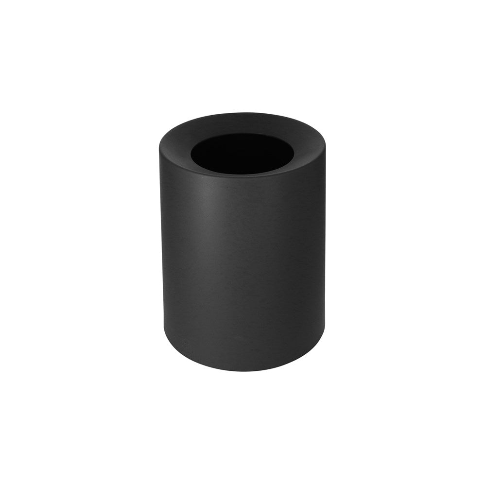 JVD Open-Top Bin Nordic, 8L, Round, Black