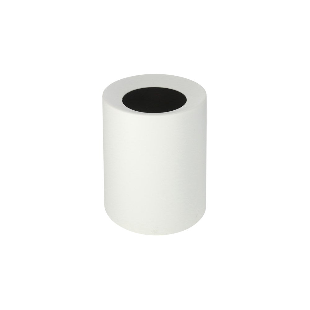 JVD Open-Top Bin Nordic, 8L, Round, White