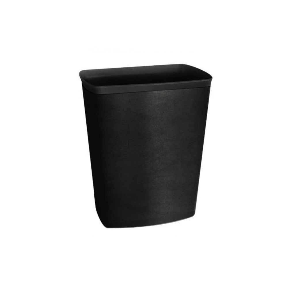 JVD Paper Waste Bin Leeds, 10L, Round, Black