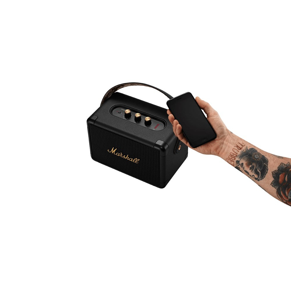 Marshall Bluetooth Speaker Kilburn II, Water-Resistant, Black/Brass