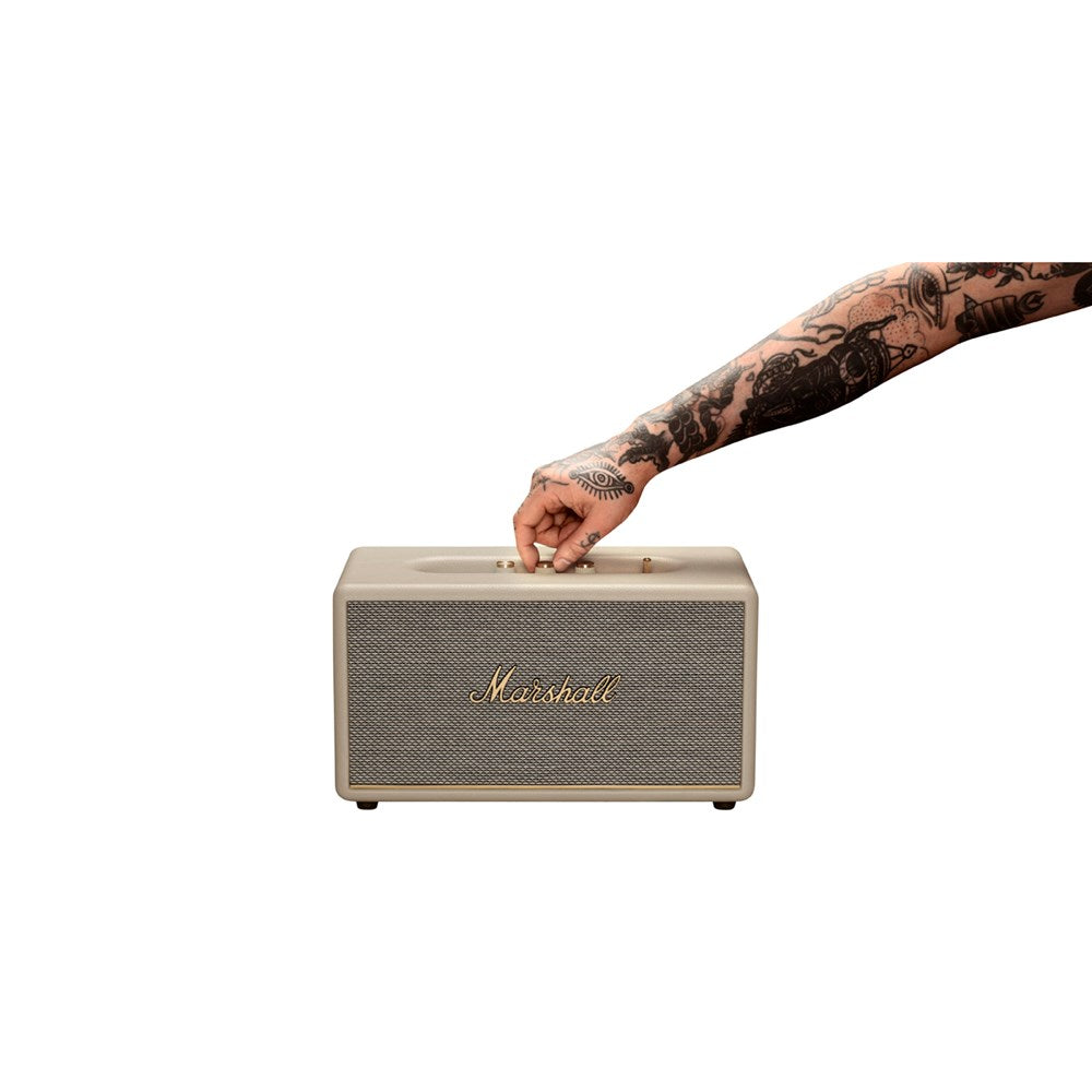 Marshall Bluetooth Speaker Stanmore III, Equaliser Knobs, Cream