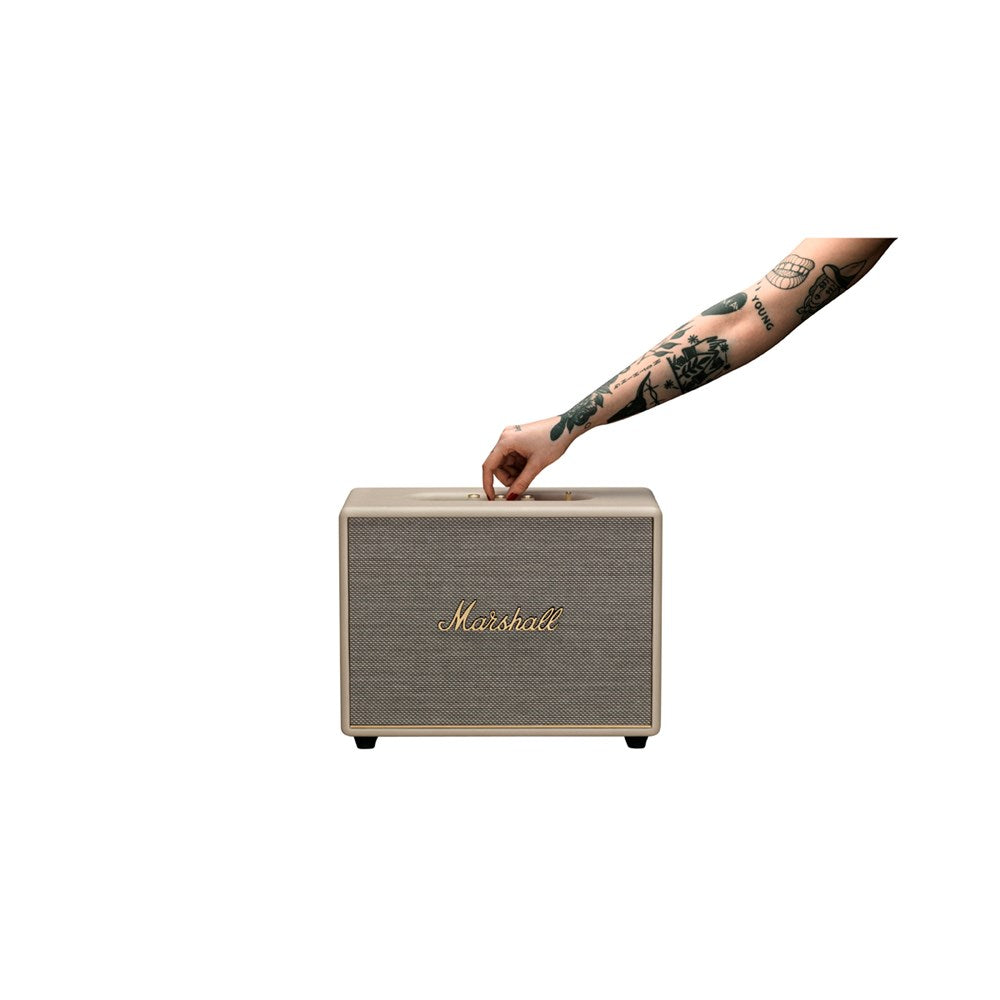 Marshall Bluetooth Speaker Woburn III, EQ Knobs, HDMI, Cream
