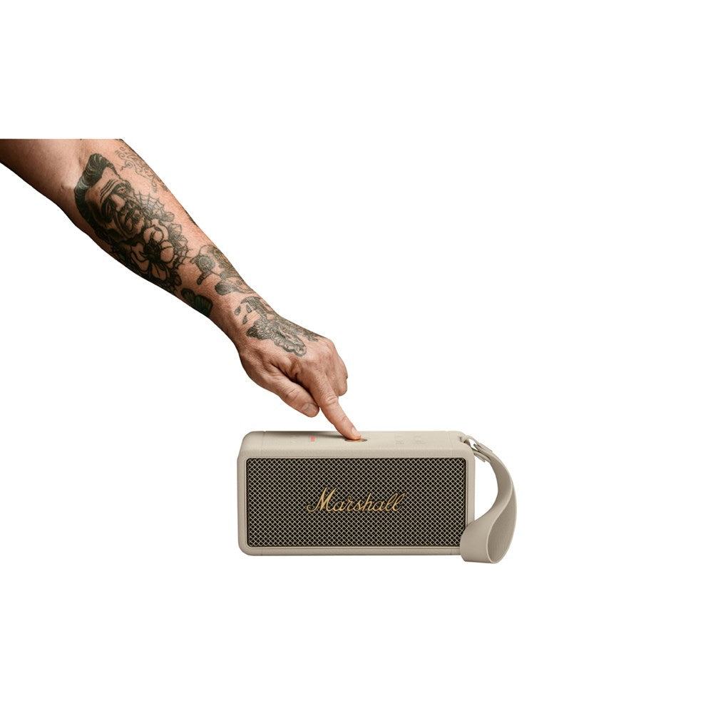Marshall Bluetooth Speaker Middleton, Waterproof, Cream