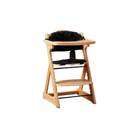 Mocka High Chair Original, from 6mos, Wood/Fabric, Beechwood
