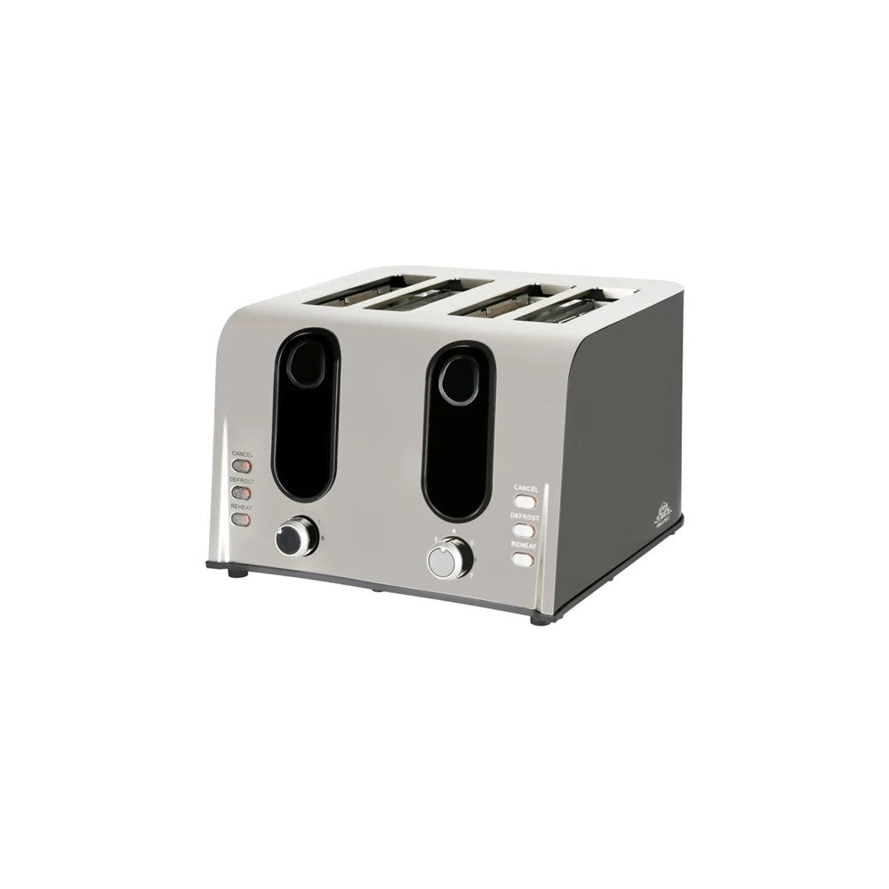 Noble & Price 4-Slice Toaster Luxury, 1400-1600W, Stainless Steel