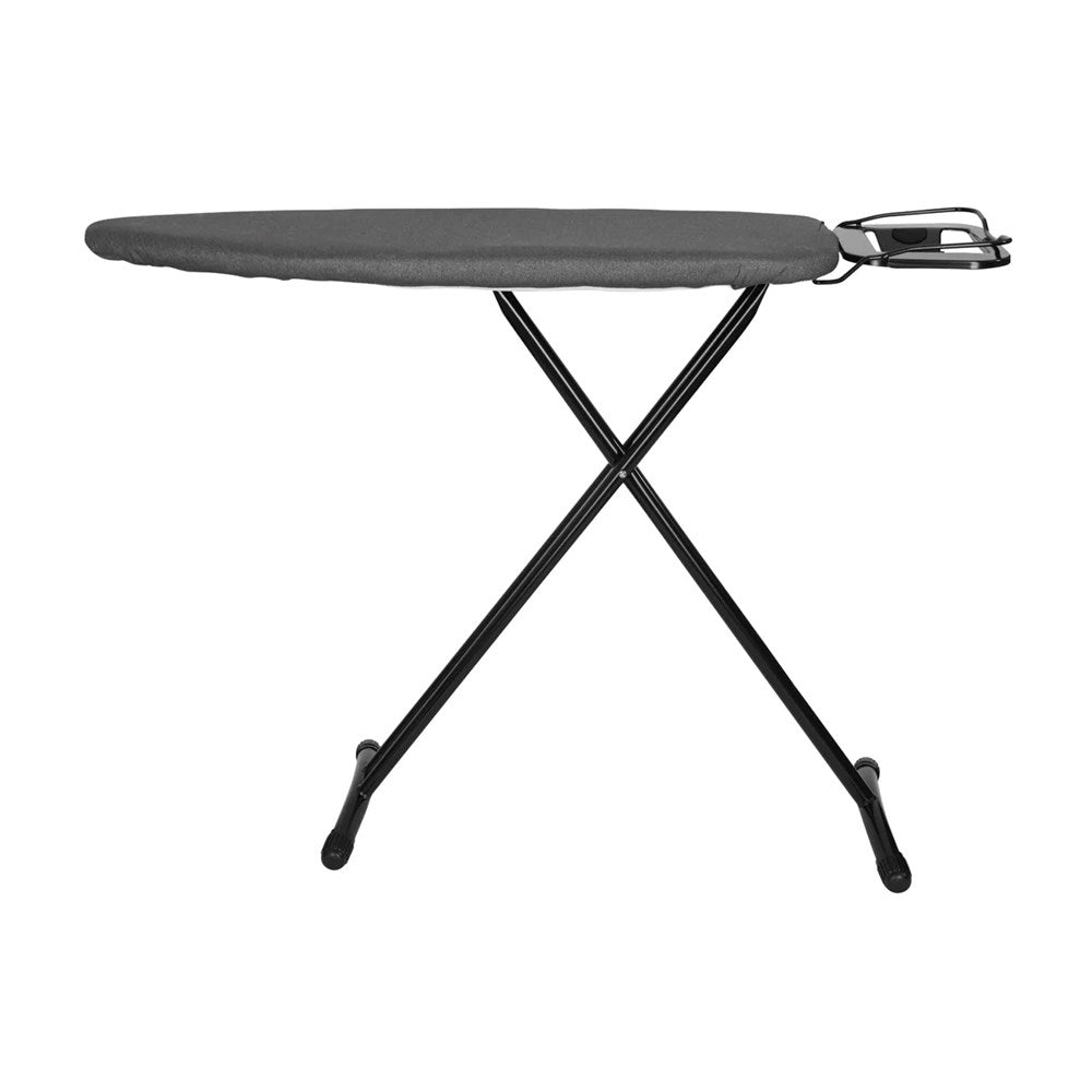 Noble & Price Ironing Board, with Iron Rest and T-Legs, Grey