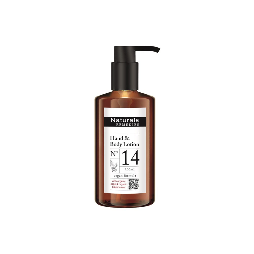 Naturals Remedies Hand & Body Lotion in Pump Dispenser, 300ml