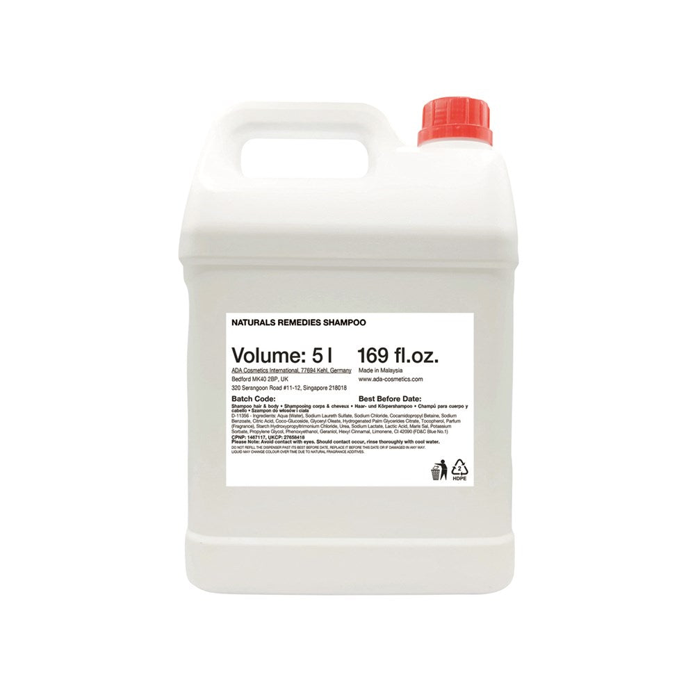 Naturals Remedies Shampoo Bulk Refill, 5L