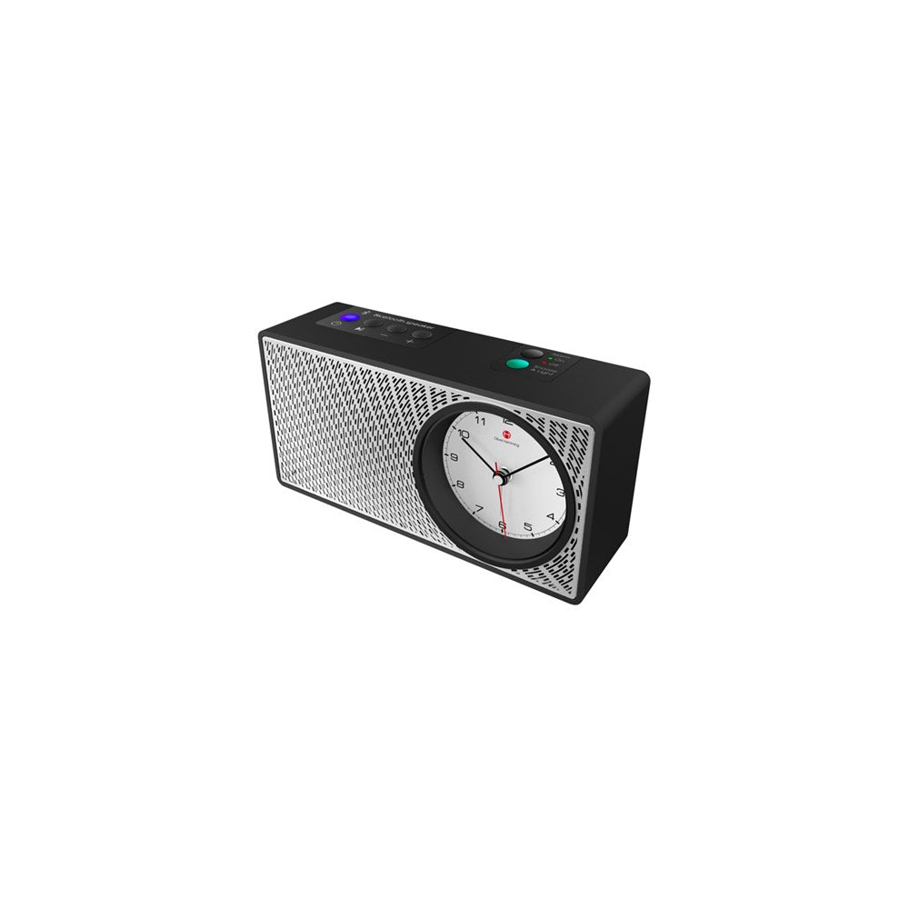 Oliver Hemming Bluetooth Alarm Speaker Robin, Night Light, Black