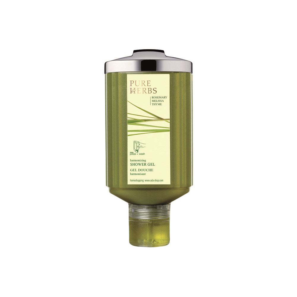 Pure Herbs Shower Gel in Press + Wash Dispenser, 300ml