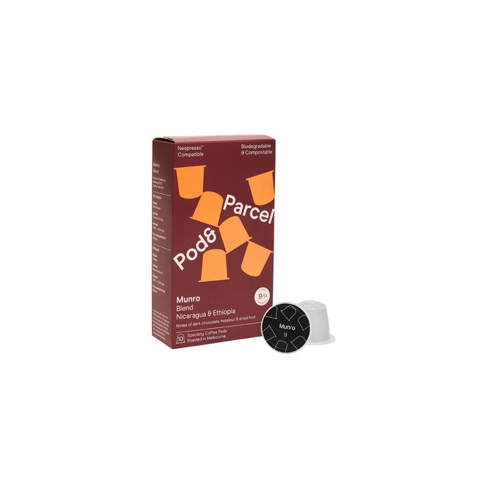 Pod & Parcel Coffee Pods Munro, Intensity 9/13