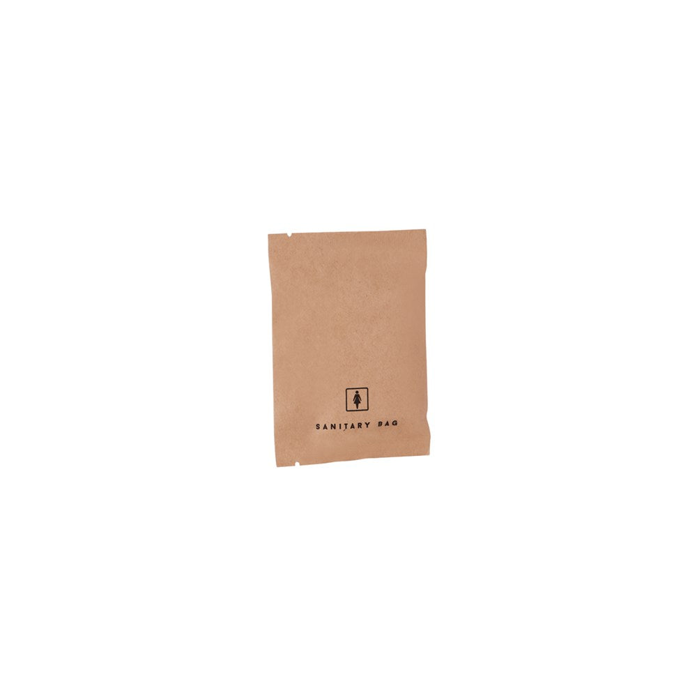 Planet Positive Biodegradable Sanitary Bag, Kraft Sachet