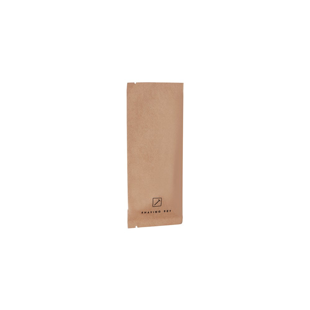 Planet Positive Biodegradable Shaving Kit, Kraft Sachet