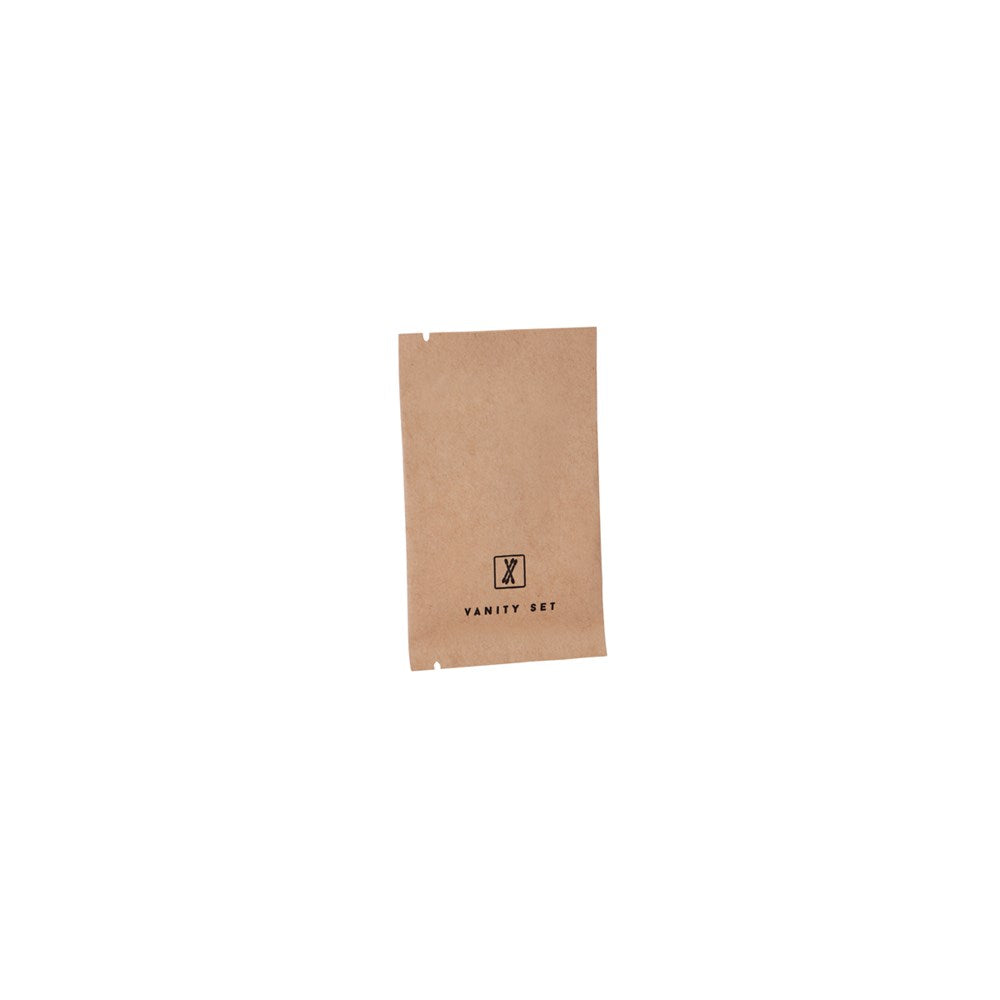 Planet Positive Biodegradable Vanity Set, Kraft Sachet