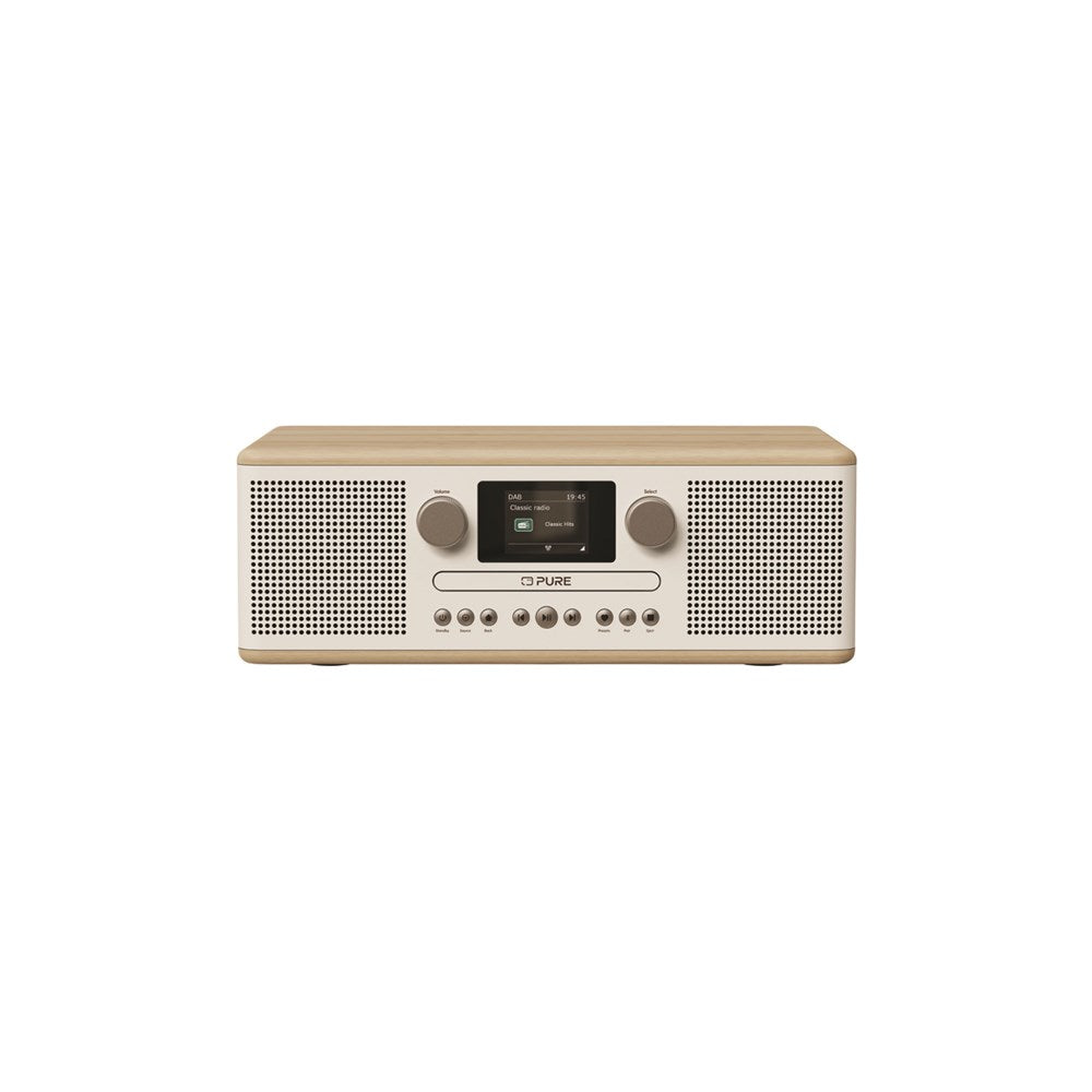Pure Music System Classic C-D6, Radio, CD Player, Cotton White