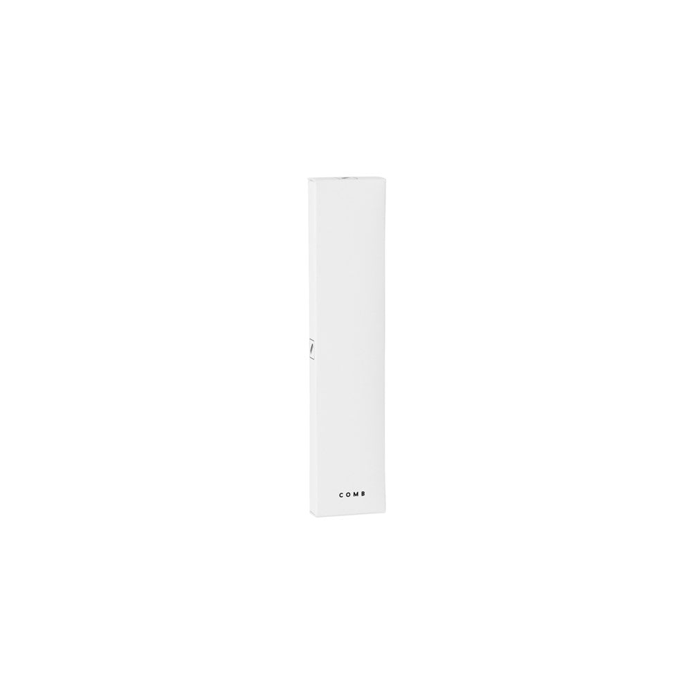Pure White Bamboo Comb, White Box