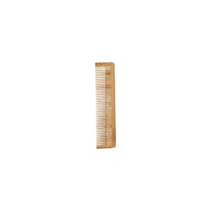Pure White Biodegradable Bamboo Comb