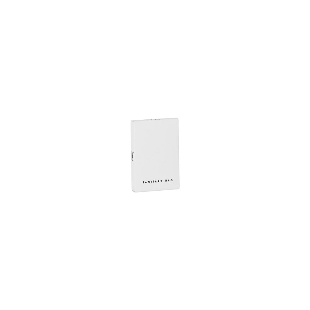 Pure White Sanitary Bag, White Box