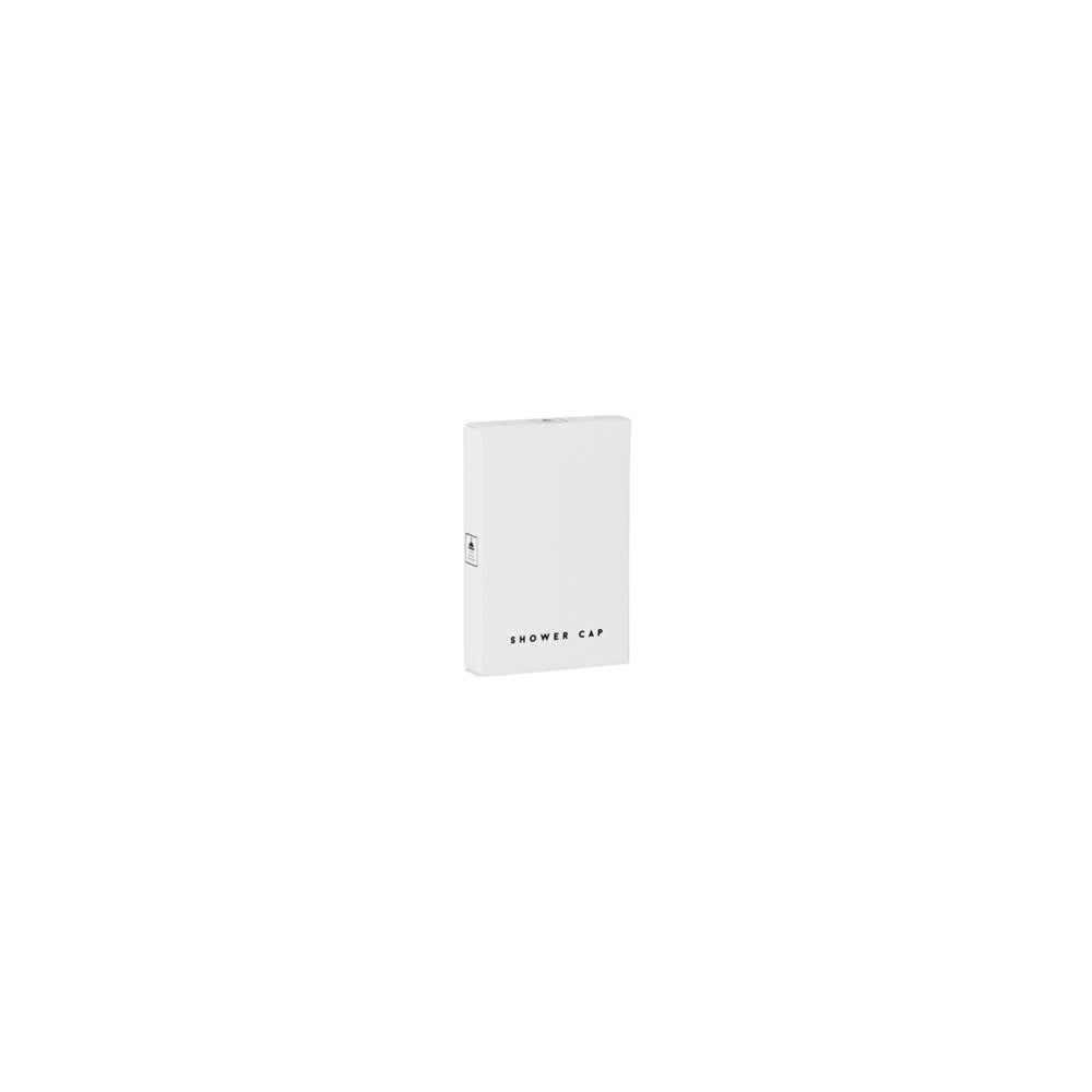 Pure White Shower Cap, White Box