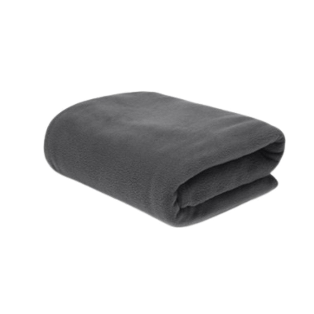 Simba Blanket Thermalux, Polyester Fleece, Single/King Single, 270gsm, Charcoal