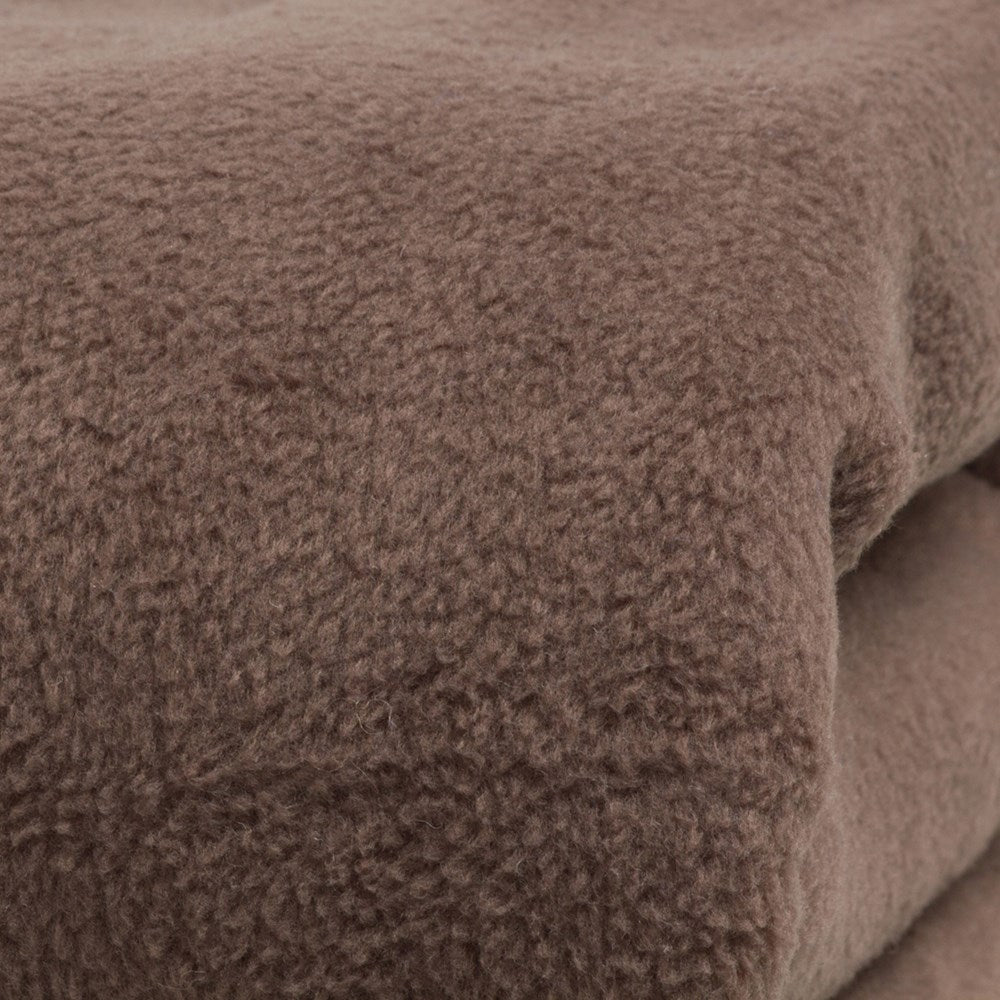 Simba Blanket Thermalux, Polyester Fleece, Double, 270gsm, Stone Brown