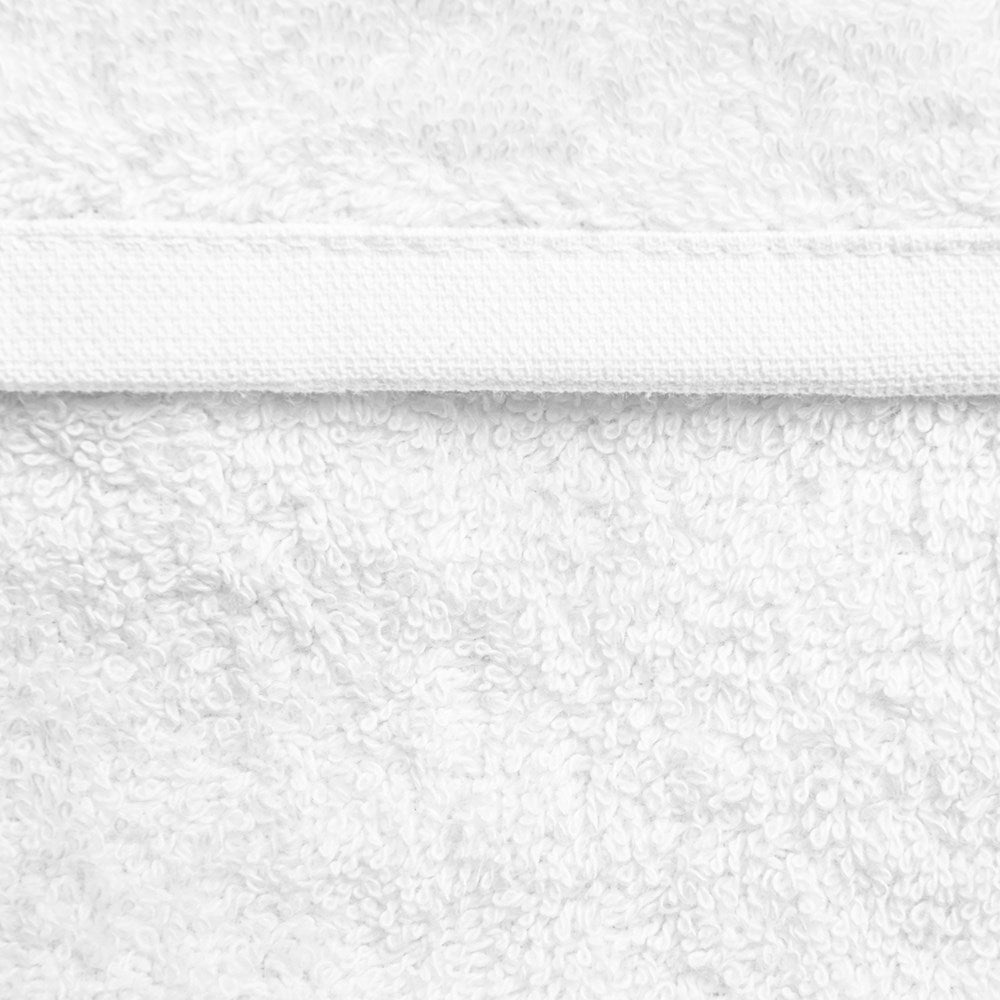 Simba Hand Towel Deluxe, 100% Combed Cotton, 650gsm, White