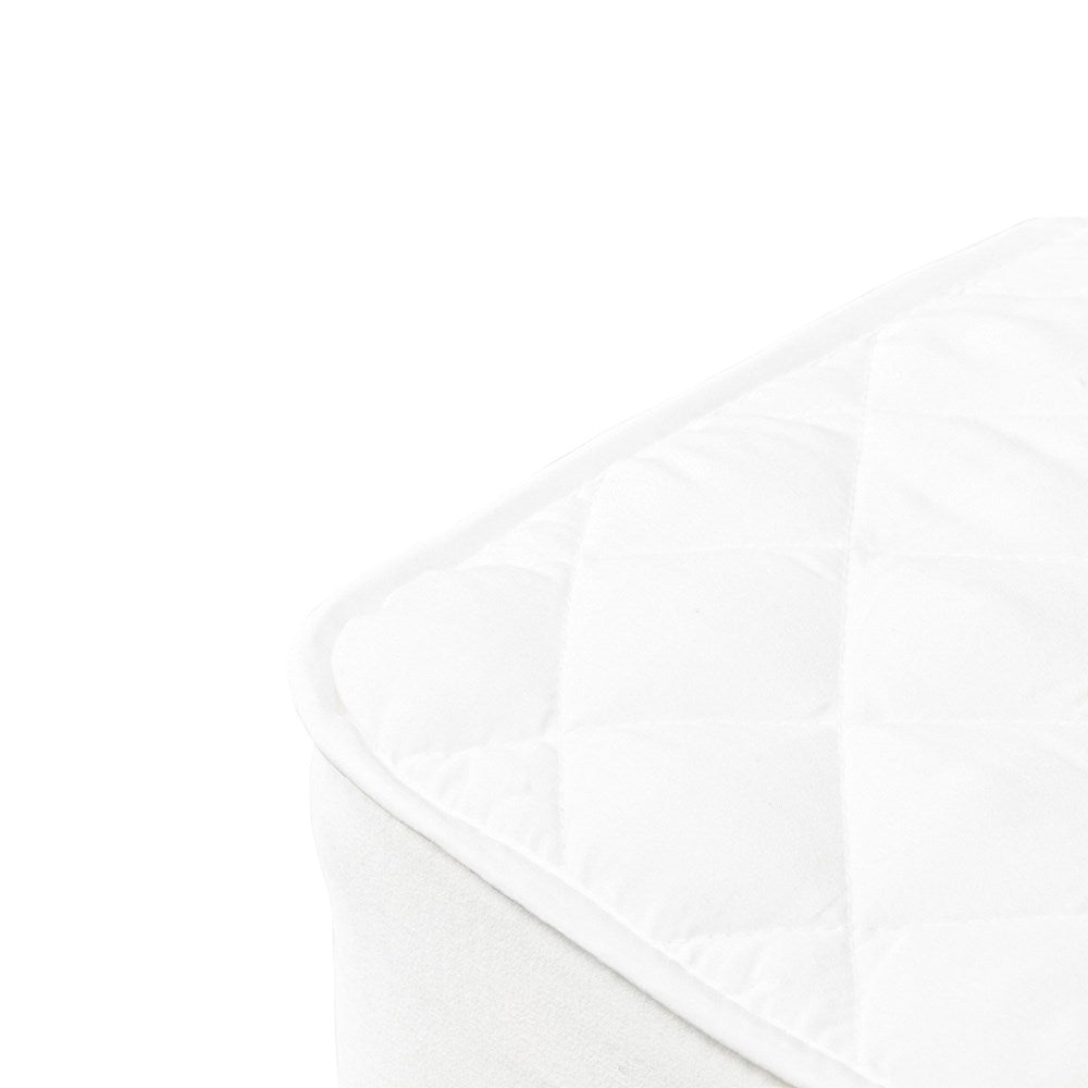 Simba Fitted Mattress Protector, 100% Microfibre, Long Single, 120gsm
