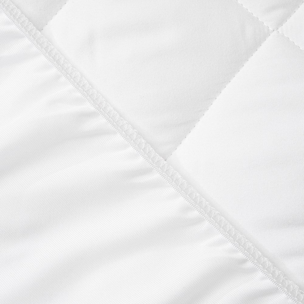 Simba Fitted Mattress Protector, 100% Microfibre, Long Single, 120gsm