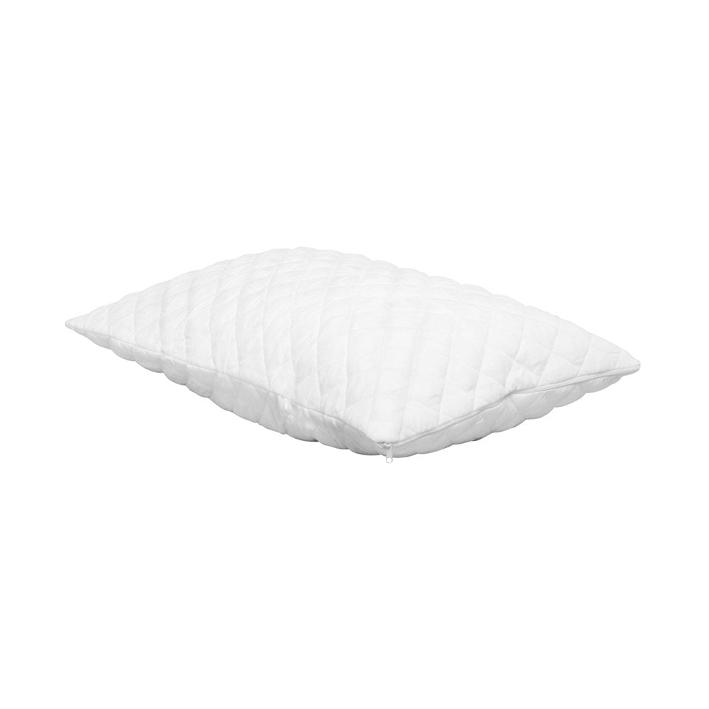 Simba Pillow Protector Fibresmart, Zip, Microfibre Poly, Standard, 100gsm