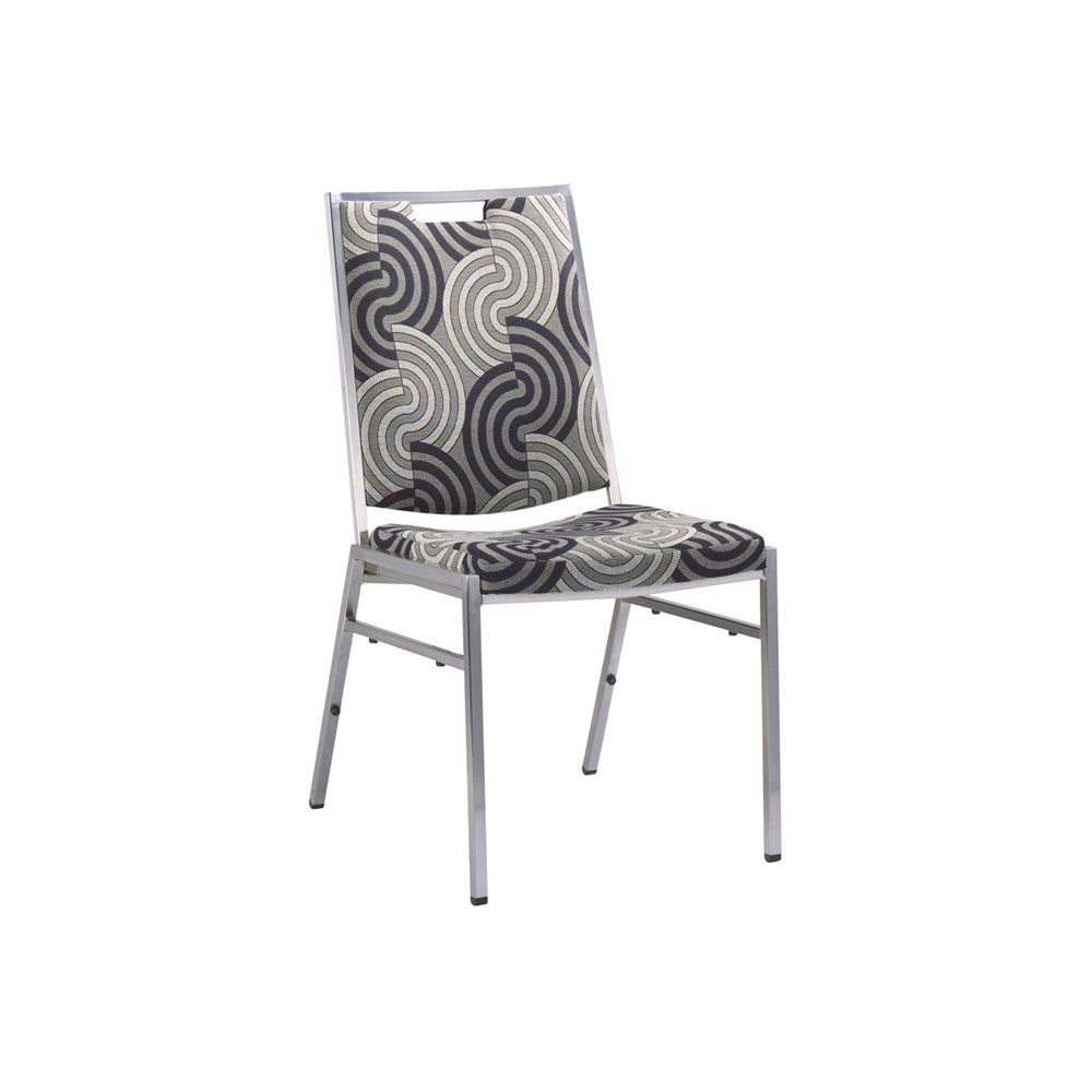 SKS Banquet Chair 3000 ELITE, 885mm, Mild Steel, Grey/White/Black
