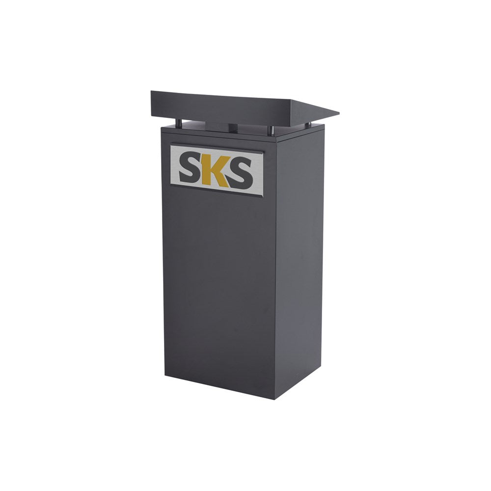 SKS Rostrum PREMIUM, Lamp/Mic/Shelves/Storage, Mild Steel, Black