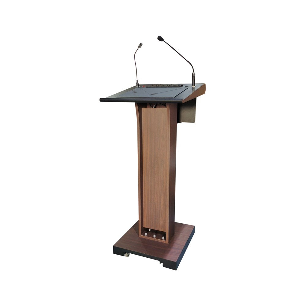 SKS Rostrum PREMIUM, Lamp/Mic, Plywood/Stainless Steel