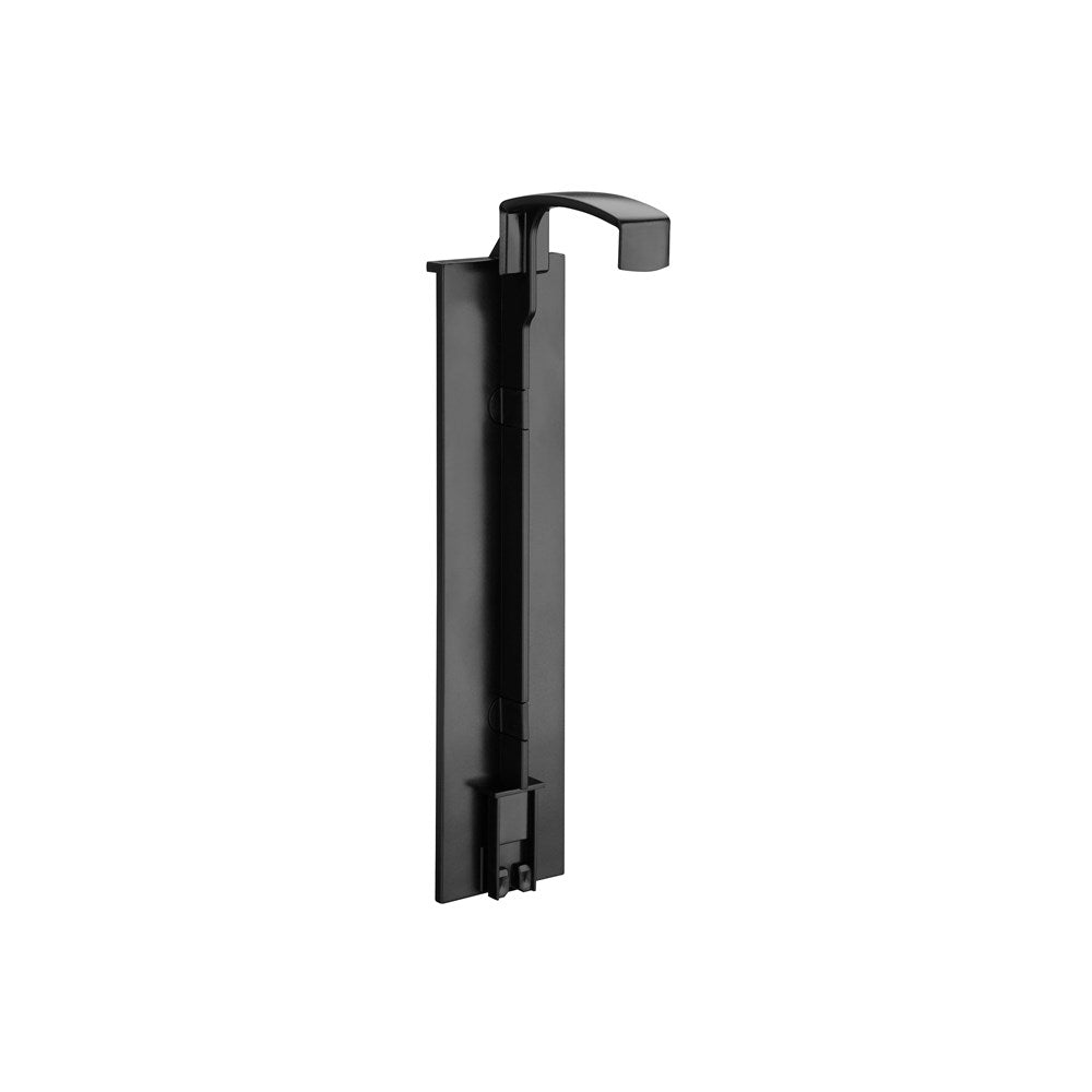 SmartCare/SHAPE Single Wall Holder, Adhesive, Black