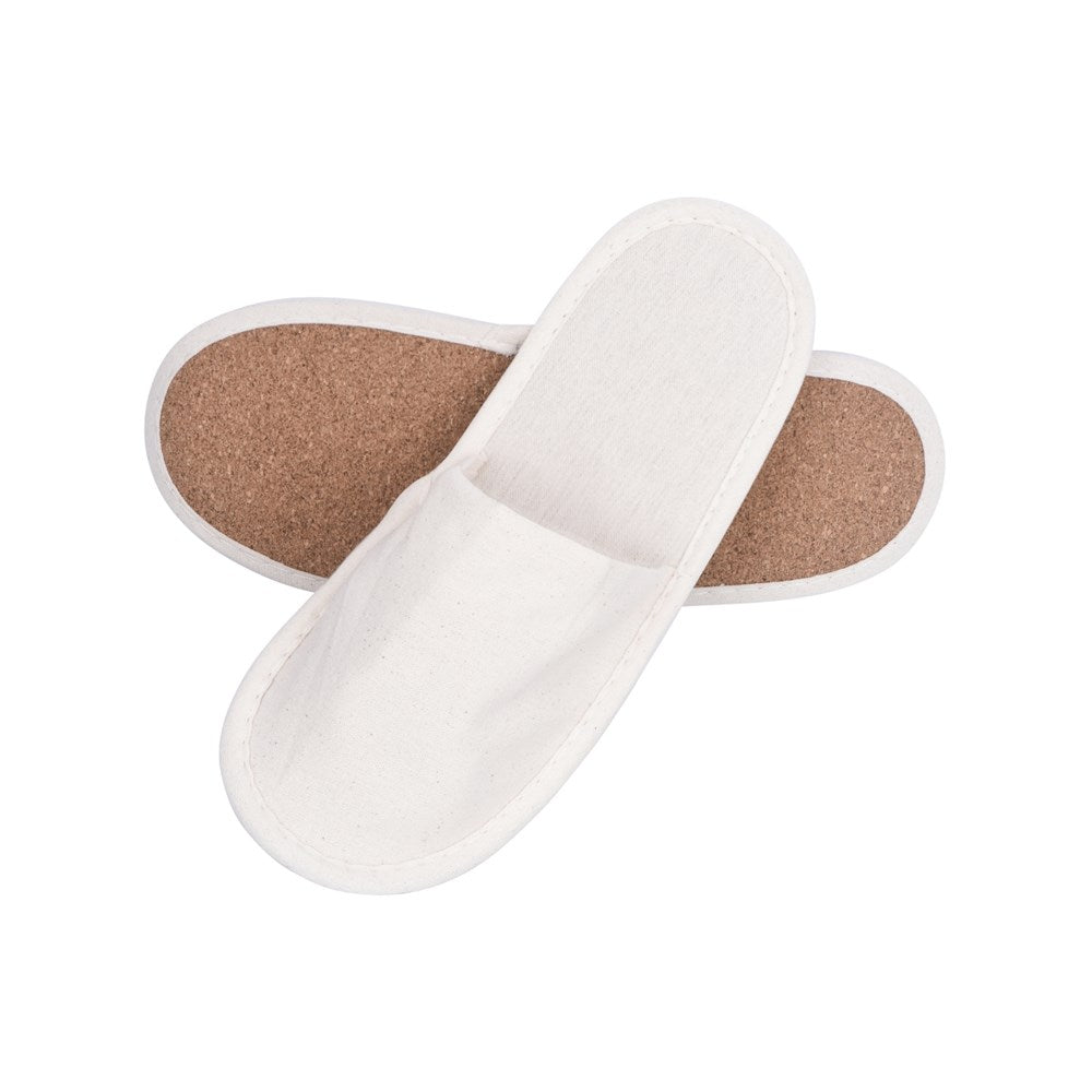 Seedling Sole Slippers Closed-Toe, Cork Sole, 29cm, Wheat