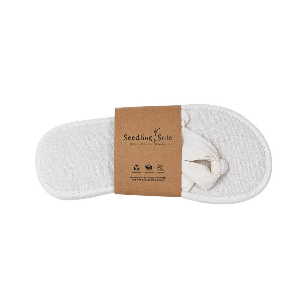 Seedling Sole Slippers Thong Style, Cork Sole, 29cm, Wheat