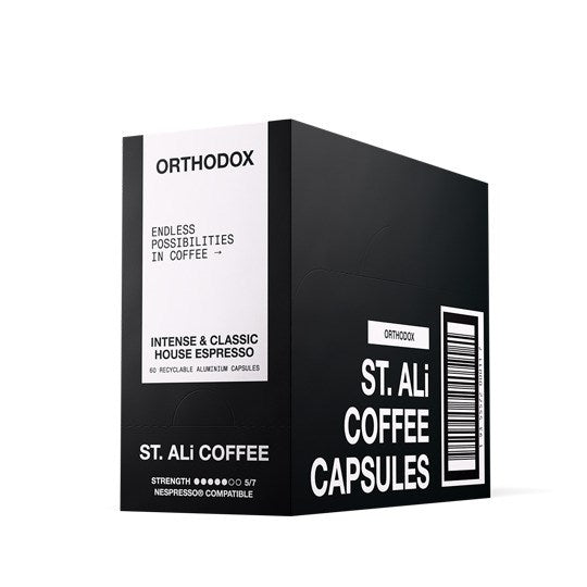 ST. ALi House Espresso Capsules Orthodox, Intensity 9/13
