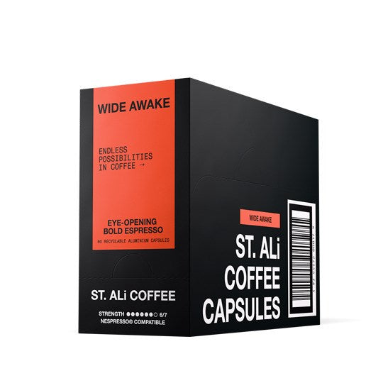 ST. ALi Dark Espresso Capsules Wide Awake, Intensity 10/13