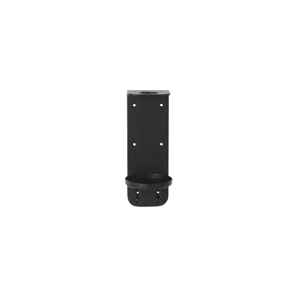 Single Wall Holder, Suits 500ml Bottles, Matt Black