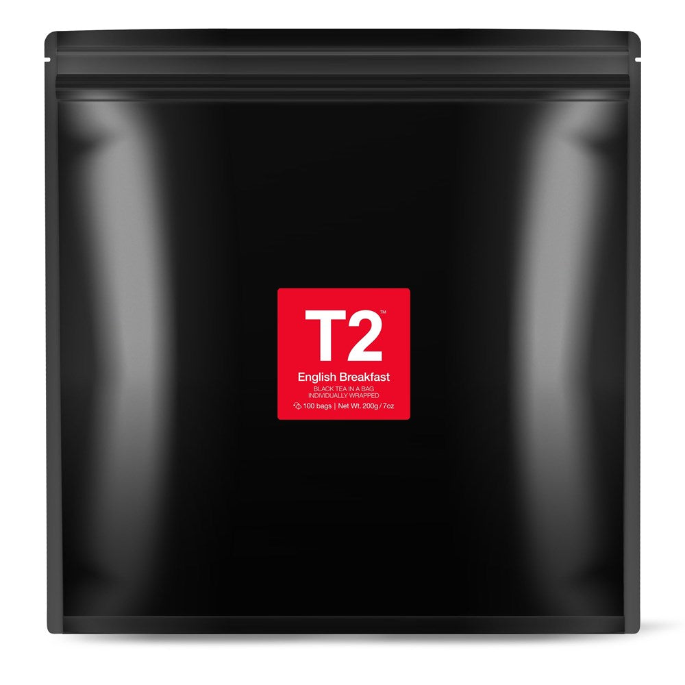T2 Black Tea English Breakfast, 100 Teabags