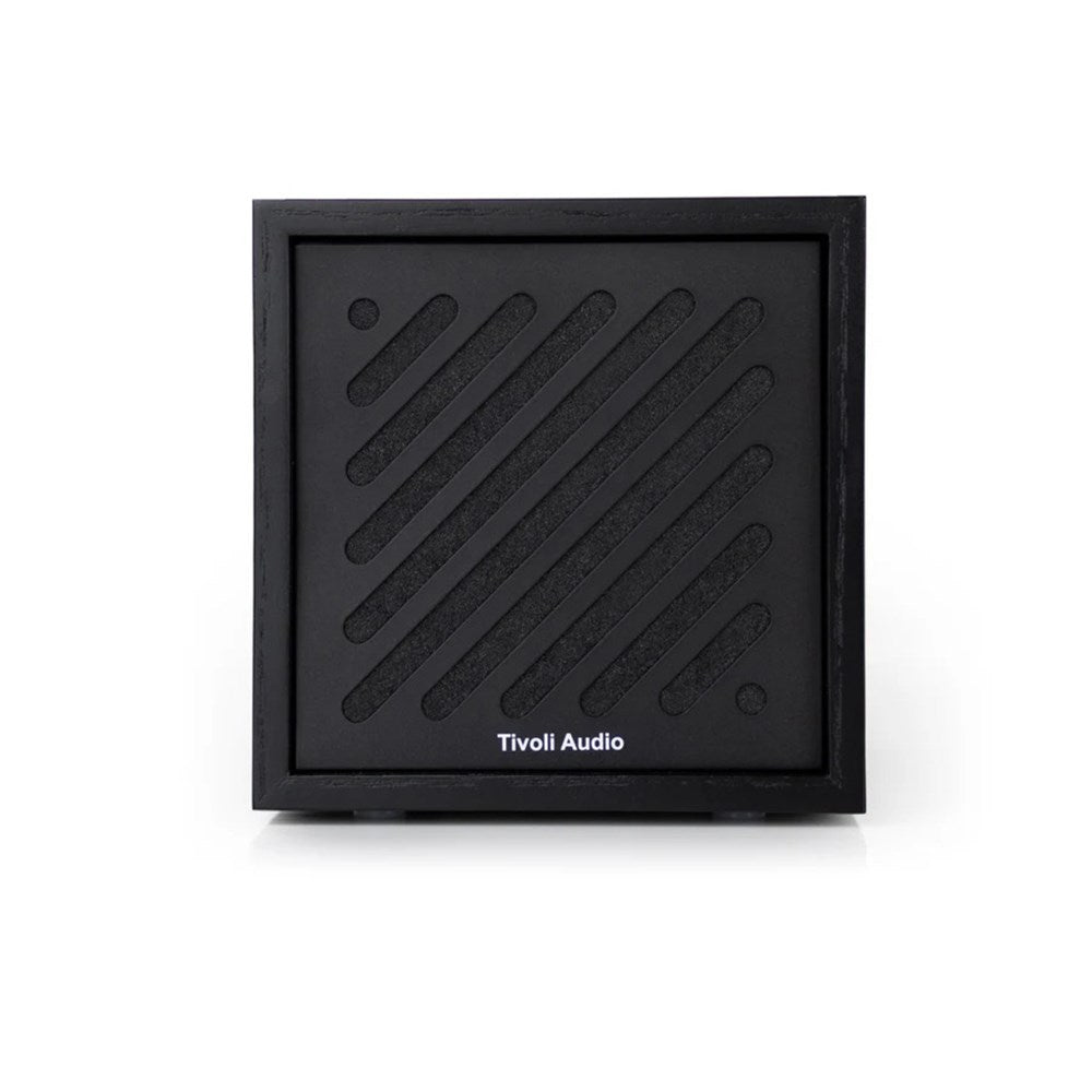 Tivoli Audio Bluetooth Speaker Boutique, USB-A & USB-C Charge, Black/Black