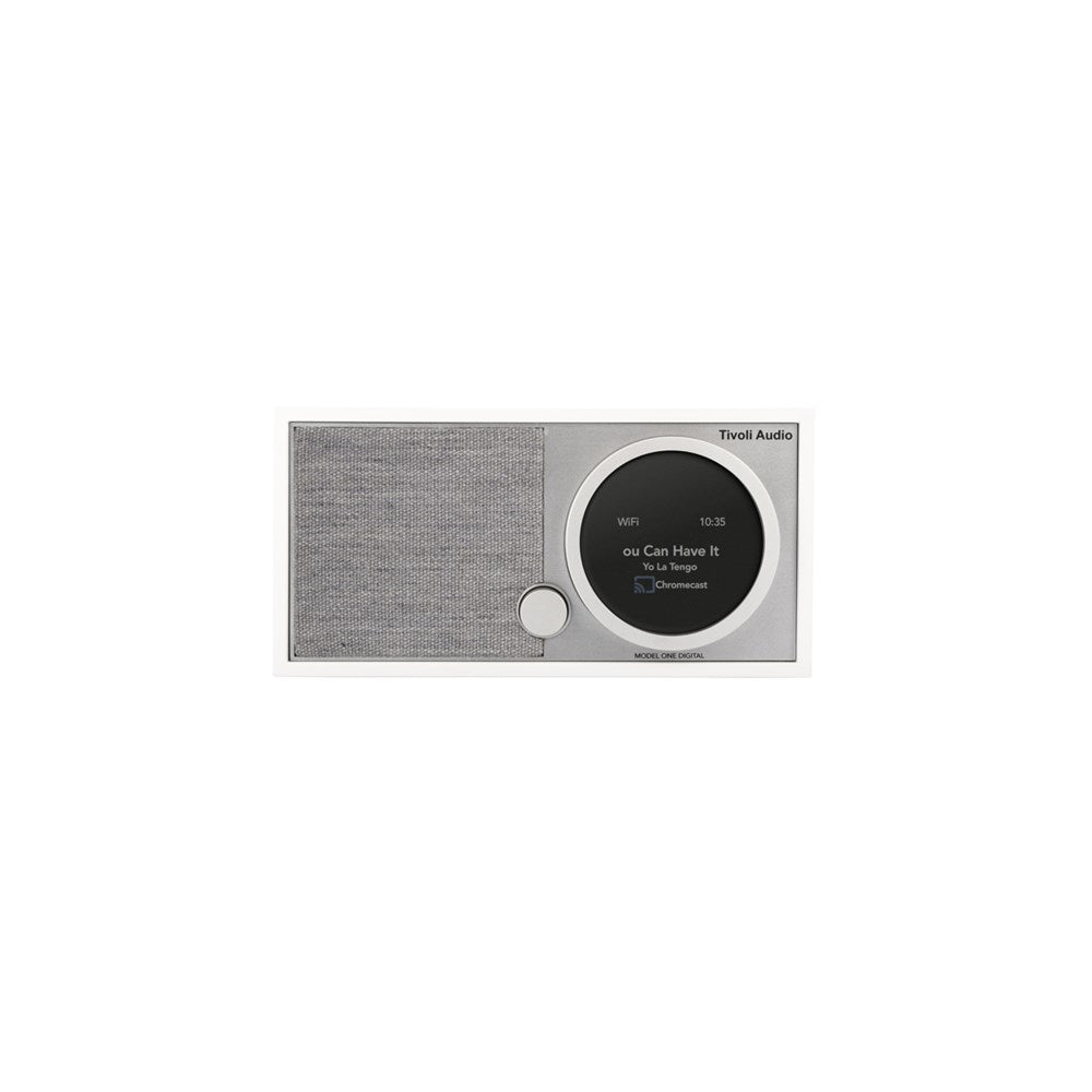 Tivoli Audio Bluetooth Radio Alarm Model1 Gen2, WiFi, White/Grey