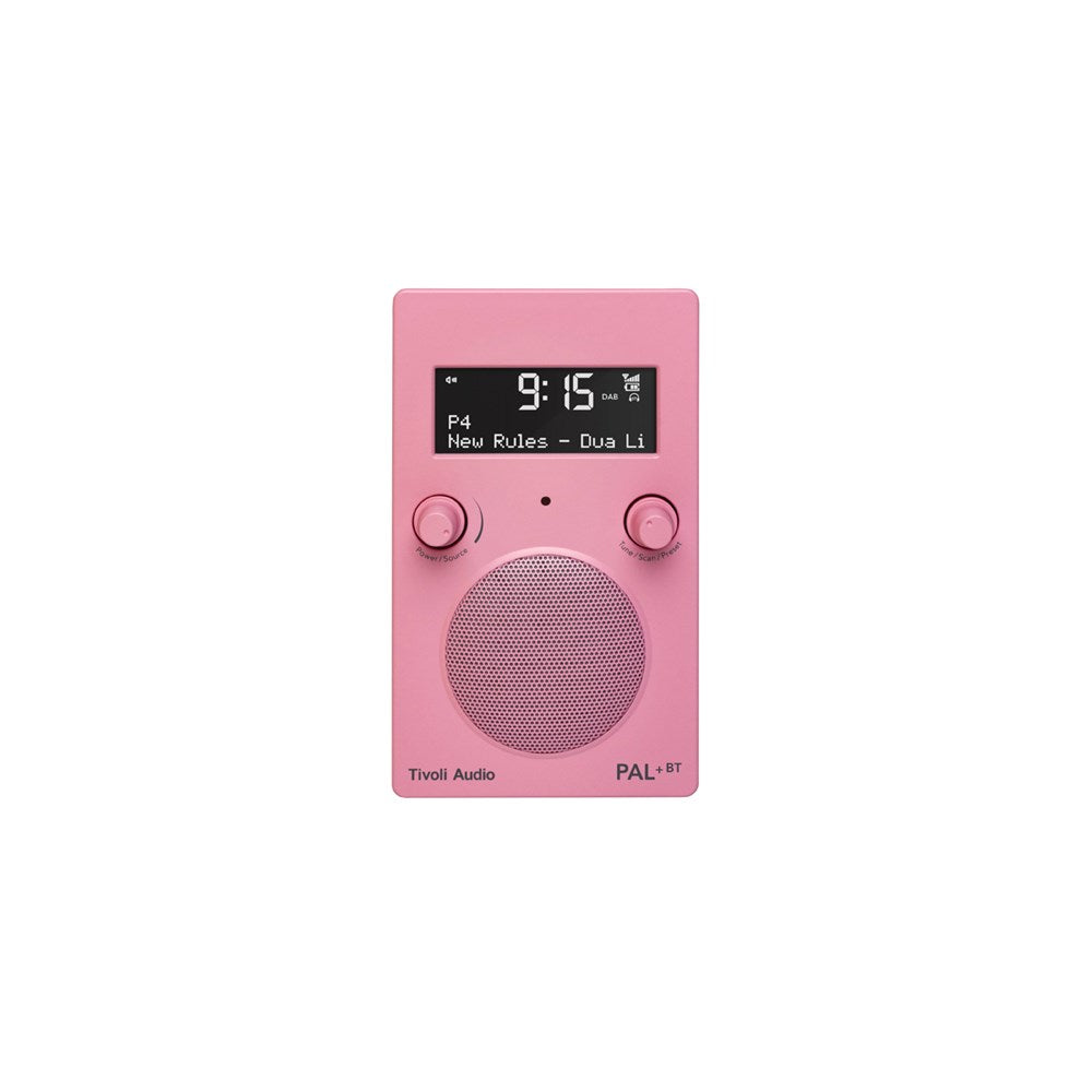 Tivoli Audio Bluetooth Radio Speaker PAL+ BT, Alarm Clock, Pink