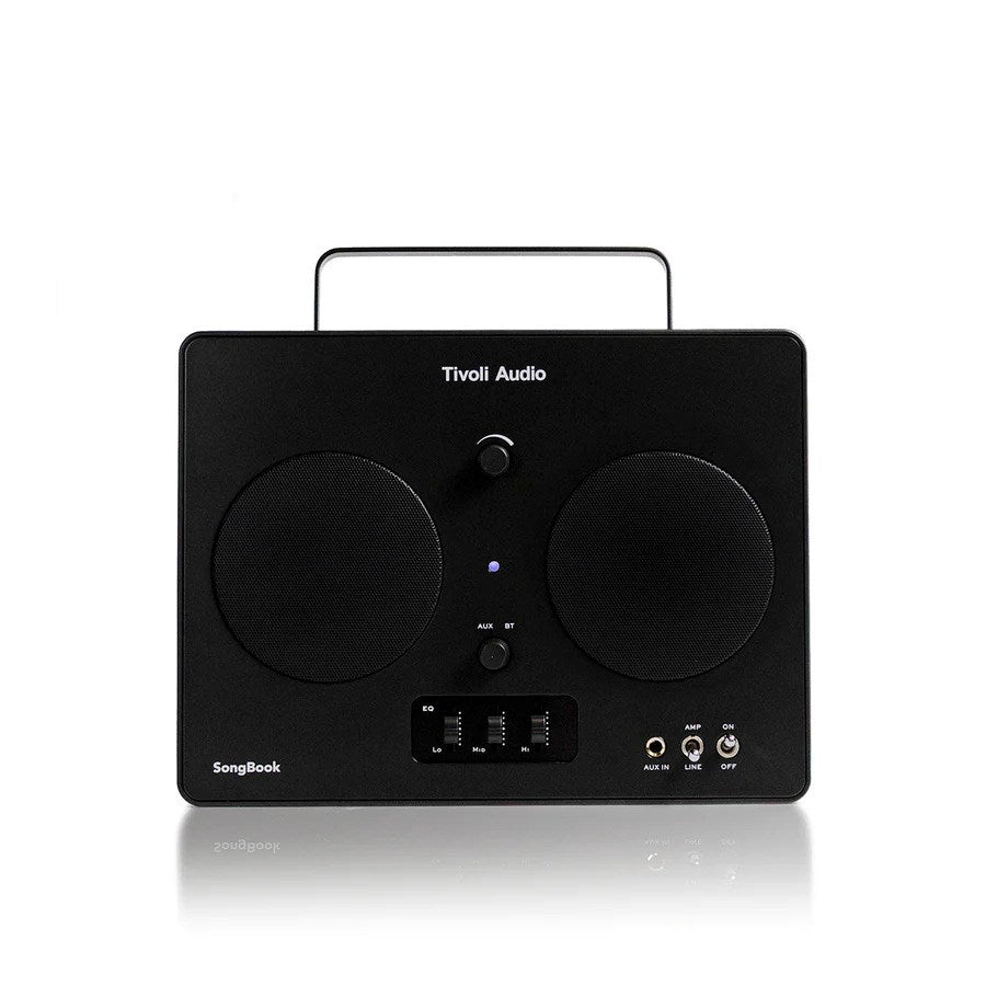 Tivoli Audio Bluetooth Speaker Songbook, Built-In Battery, Black/Black