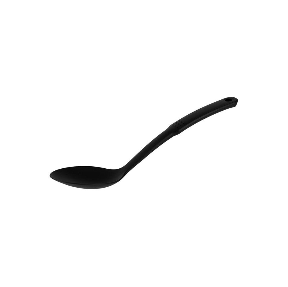 Chef Inox Non-Stick Solid Spoon CLUB, 310mm, Teflon, Black