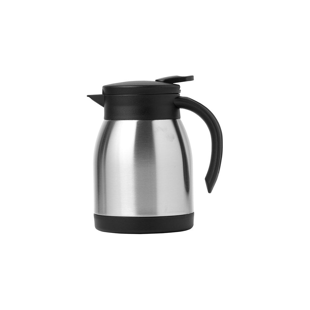 Chef Inox Serve Jug, 600ml, with Flat Lid, Stainless Steel, Satin